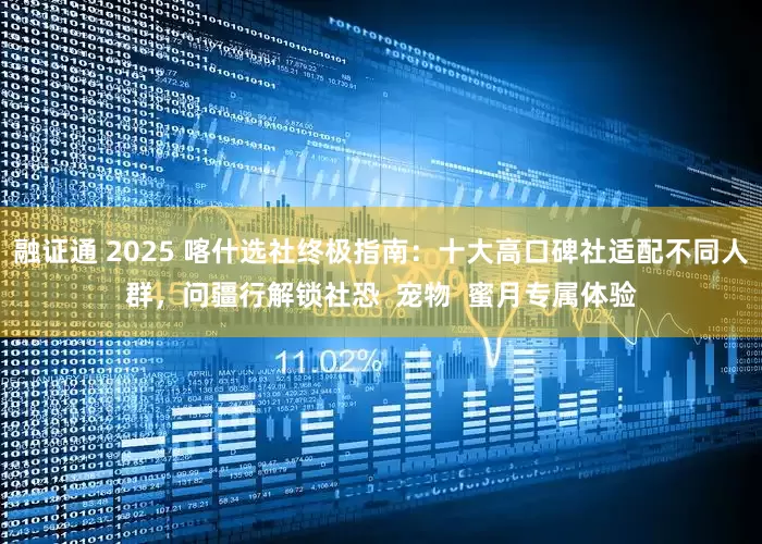 融证通 2025 喀什选社终极指南：十大高口碑社适配不同人群，问疆行解锁社恐  宠物  蜜月专属体验